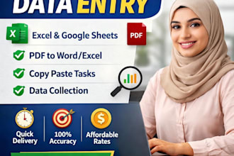accurate excel and ms word data entry