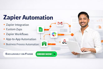 set up zapier automation, custom zaps and workflows