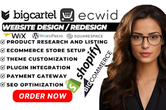 design ecwid bigcartel store bigcartel shopify  redesign ecwid bigcartel store