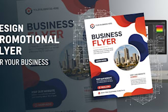 design promotional flyer for your business