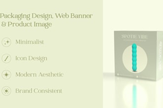 design pleasure toy packaging web banners product images
