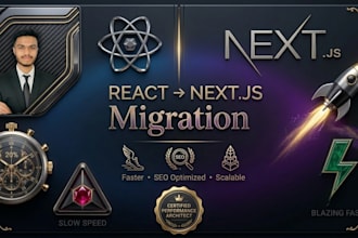 migrate your react app to nextjs for speed SEO and scalability