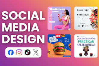 design instagram and facebook posts, stories, and carousel designs