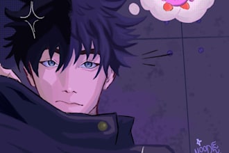 draw a custom illustration or character art