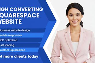 design squarespace blog, portfolio website for your business that converts sales