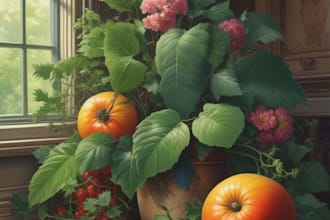 draw botanical illustration art for you