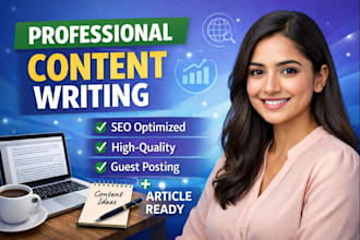 write SEO friendly blog posts and guest posts