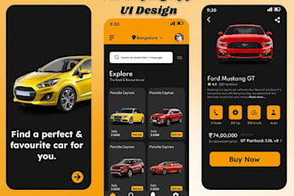 develop car marketplace app, car parking app, car rental app, uber clone app