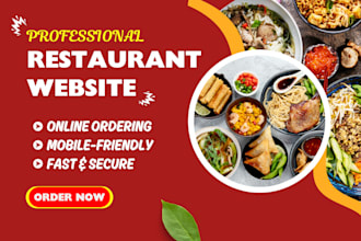 design a restaurant website with online ordering in wordpress