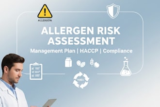 prepare allergen risk assessment and management plan