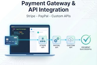 do payment gateway and third party API integration for your app or website