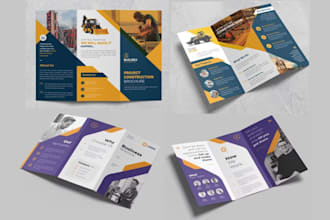 do company brochure, digital brochure, bifold and trifold brochure design