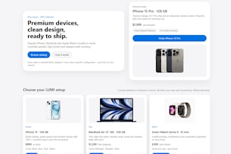 build a responsive portfolio website or link in bio page