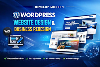 redesign wordpress website, wordpress website design, business website design