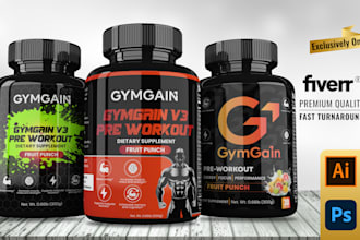 custom label designs for supplements and wellness products quick high quality