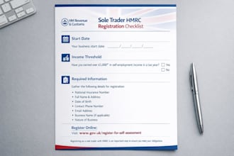 guide your UK sole trader setup with hmrc registration checklist