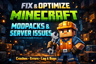 fix and optimize minecraft modpacks, crashes, errors, convert forge to fabric