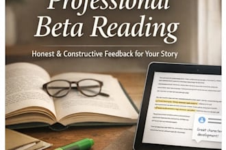 be your beta reader for romance and fiction