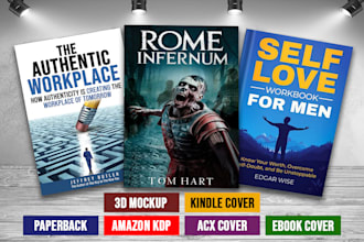 design book cover design custom book cover for amazon kindle and ebook print