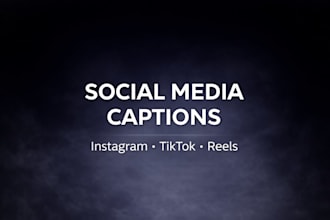 write engaging social media captions for your brand