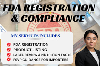 do fda registration product listing for food drug cosmetic medical device fsvp