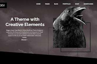 design a professional author website, book website, children website