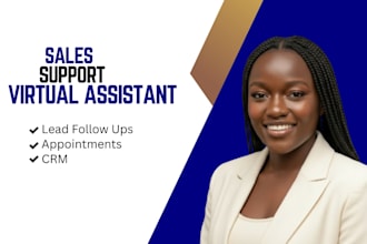 be your sales support virtual assistant