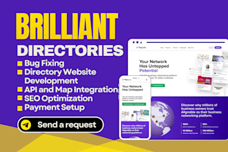 build brilliant directory website business directory listing website directory