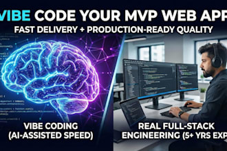 vibe code your mvp web app with real senior full stack experience