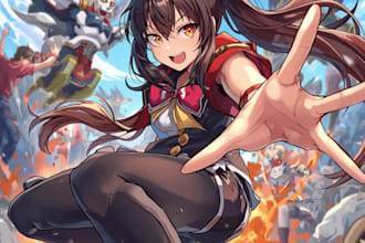 do an anime or comic character