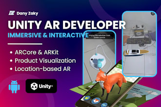 develop a unity ar app for android