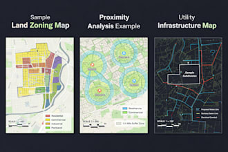 create professional gis maps and spatial analysis