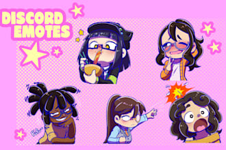 draw cute discord and twitch emotes