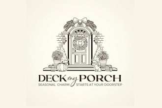 design decked out holiday porches logo