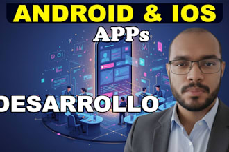 desarrollaré aplicaciones móviles flutter, react native, android, ios
