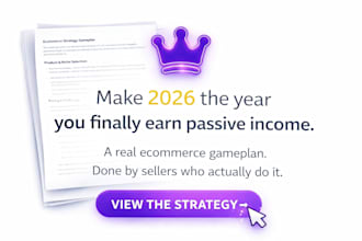 build you a custom ecommerce strategy for passive income