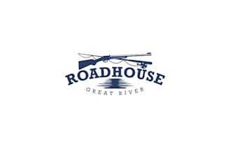 design iconic mississippi river restaurant logo
