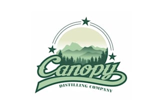 make greatest vintage organic logo for a craft distillery
