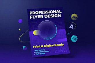 create eye catching business flyer design