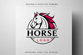 original horse logo with my creative thinking