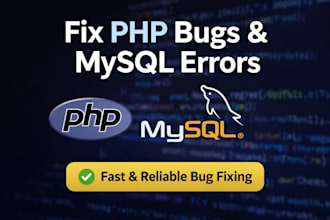 fix PHP bugs, errors and mysql issues quickly