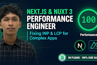 fix inp and lcp issues for complex nextjs or nuxt applications