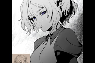 draw your oc in anime style