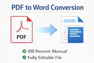 convert scanned PDF to editable word manually