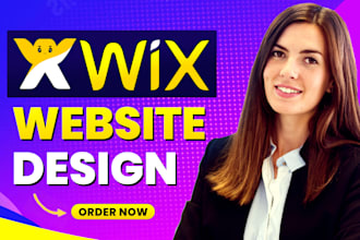 do modern wix website development, redesign wix website or wix design