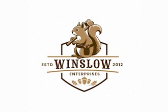 design unique winslow enterprises logo