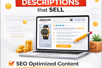 write SEO optimized amazon product descriptions that sell