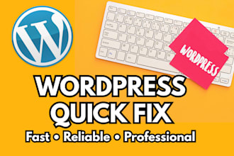 fix wordpress issues, bugs or layout problems fast