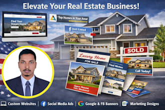 complete real estate business setup website SEO branding and leads