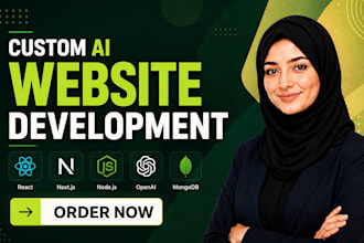 ai website and ai software development as full stack engineer